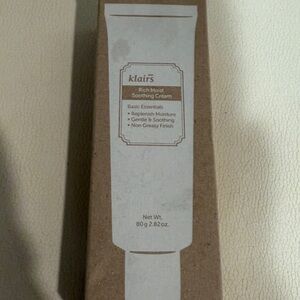 Klairs Rich Moist Soothing Cream K-Beauty 2.8 Oz
